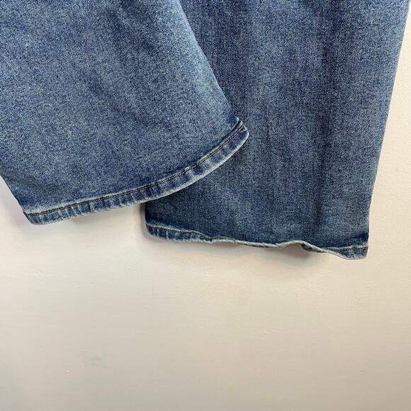 Evereve The Ever Trouser High Waist Wide Leg Cropped Stretch Jeans womens 29 - Picture 6 of 15